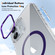 iPhone 16 Plus Ice Feel HD Transparent MagSafe PC Full Coverage Phone Case - Purple