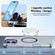 iPhone 16 Plus Ice Feel HD Transparent MagSafe PC Full Coverage Phone Case - Purple
