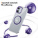 iPhone 16 Plus Ice Feel HD Transparent MagSafe PC Full Coverage Phone Case - Purple