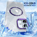 iPhone 16 Plus Ice Feel HD Transparent MagSafe PC Full Coverage Phone Case - Purple