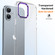 iPhone 16 Plus Ice Feel HD Transparent PC Full Coverage Phone Case - Purple