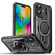 iPhone 16 Plus Invisible Bracket MagSafe Magnetic Phone Case - Black