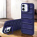 iPhone 16 Plus Invisible Holder Cooling Phone Case - Transparent Purple