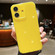 iPhone 16 Plus Jelly Glitter Solid Color TPU Phone Case - Yellow