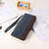 iPhone 16 Plus KHAZNEH Litchi Texture Leather RFID Phone Case - Blue