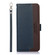 iPhone 16 Plus KHAZNEH Litchi Texture Leather RFID Phone Case - Blue