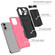 iPhone 16 Plus Kickstand Armor Card Wallet Phone Case - Pink