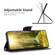 iPhone 16 Plus Lambskin Texture Pure Color Flip Leather Phone Case - Black