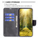 iPhone 16 Plus Lambskin Texture Pure Color Flip Leather Phone Case - Black