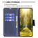 iPhone 16 Plus Lambskin Texture Pure Color Flip Leather Phone Case - Blue