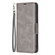 iPhone 16 Plus Lambskin Texture Pure Color Flip Leather Phone Case - Grey