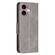 iPhone 16 Plus Lambskin Texture Pure Color Flip Leather Phone Case - Grey