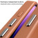 iPhone 16 Plus Leather Textured Fan Hollow Cooling MagSafe Magnetic Phone Case - Purple
