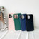 iPhone 16 Plus Lens Frame Holder Shockproof Phone Case - Black
