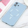 iPhone 16 Plus Liquid TPU Silicone Solid Color MagSafe Phone Case - Blue