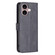 iPhone 16 Plus Magnetic Buckle Rhombus Texture Leather Phone Case - Black iPhone 16 Plus Magnetic Buckle Rhombus Texture Leather Phone Case - Black