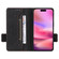 iPhone 16 Plus Magnetic Clasp Leather Phone Case - Black