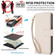 iPhone 16 Plus Multi-Card Wallet RFID Leather Phone Case - Apricot