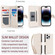 iPhone 16 Plus Multi-Card Wallet RFID Leather Phone Case - Apricot