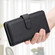 iPhone 16 Plus Multi-Function Wallet 10 Card Slots Leather Phone Case - Black