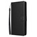 iPhone 16 Plus Multifunctional Horizontal Flip Leather Phone Case with Three Card Slots - Black