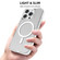 iPhone 16 Plus Mutural Ice Series MagSafe Magnetic TPU Phone Case - Transparent