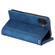 iPhone 16 Plus Nine Card Zipper Bag Leather Phone Case with Lanyard - Blue
