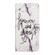 iPhone 16 Plus Oil Embossed 3D Drawing Leather Phone Case - Words Marble