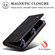 iPhone 16 Plus Oil Wax Crazy Horse Texture Leather Phone Case - Black