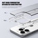iPhone 16 Plus PC Hybrid TPU Full Coverage Shockproof Phone Case - Transparent