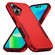 iPhone 16 Plus Pioneer Armor Heavy Duty PC + TPU Phone Case - Red+Rose Red