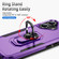 iPhone 16 Plus Pioneer Armor Heavy Duty PC + TPU Phone Case with Holder - Purple+Black