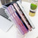 iPhone 16 Plus Plating Glitter Texture Ring Holder TPU Phone Case with Lens Film - Purple Water Ripples