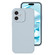 iPhone 16 Plus Precise Hole Liquid Silicone Jelly Color Full Coverage Phone Case - Haze Blue