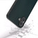 iPhone 16 Plus PU Leather Black Frame Full Coverage Phone Case - Green