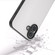 iPhone 16 Plus PU Leather Black Frame Full Coverage Phone Case - White