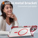 iPhone 16 Plus Rainbow Series Transparent MagSafe Lens Holder Phone Case - Red iPhone 16 Plus Rainbow Series Transparent MagSafe Lens Holder Phone Case - Red