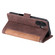 iPhone 16 Plus Retro Splicing Horizontal Flip Leather Phone Case - Brown