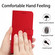 iPhone 16 Plus Rhombic Grid Texture Leather Phone Case - Red