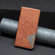 iPhone 16 Plus Rhombus Texture Magnetic Leather Phone Case - Brown