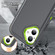 iPhone 16 Plus Rugged PC + Silicone Phone Case with Holder - Grey+Fresh Green