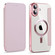 iPhone 16 Plus Shield MagSafe RFID Anti-theft Leather Phone Case - Pink