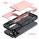 iPhone 16 Plus Shockproof Armor Phone Case with Card Slot - Green