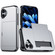iPhone 16 Plus Shockproof Armor Phone Case with Card Slot - Grey iPhone 16 Plus Shockproof Armor Phone Case with Card Slot - Grey