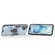 iPhone 16 Plus Shockproof PC + TPU Holder Phone Case - Navy Blue