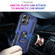iPhone 16 Plus Shockproof TPU Hybrid PC Phone Case with Holder - Blue