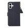 iPhone 16 Plus Side-Magnetic TJ Genuine Leather RFID Phone Case - Blue