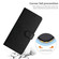 iPhone 16 Plus Silk Texture Horizontal Flip Leather Phone Case - Black