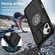 iPhone 16 Plus Sliding Camshield TPU Hybrid PC Magnetic Holder Phone Case - Black