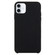 iPhone 16 Plus Solid Silicone Phone Case - Black